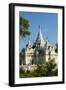 Myanmar. Mandalay. Inwa. White Temple Surrounded by Greenery-Inger Hogstrom-Framed Photographic Print