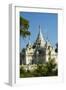 Myanmar. Mandalay. Inwa. White Temple Surrounded by Greenery-Inger Hogstrom-Framed Photographic Print