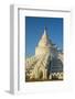 Myanmar. Mandalay. Mingun. Hsinphyumae Pagoda-Inger Hogstrom-Framed Photographic Print