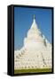 Myanmar. Mandalay. Mingun. Hsinphyumae Pagoda-Inger Hogstrom-Framed Stretched Canvas
