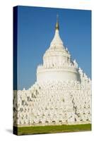 Myanmar. Mandalay. Mingun. Hsinphyumae Pagoda-Inger Hogstrom-Stretched Canvas