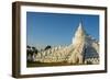 Myanmar. Mandalay. Mingun. Hsinphyumae Pagoda-Inger Hogstrom-Framed Photographic Print