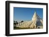 Myanmar. Mandalay. Mingun. Hsinphyumae Pagoda-Inger Hogstrom-Framed Premium Photographic Print