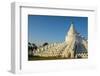 Myanmar. Mandalay. Mingun. Hsinphyumae Pagoda-Inger Hogstrom-Framed Photographic Print