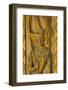 Myanmar. Mandalay. Sagaing Hill. Detail of a Tiny Carved Teak Temple-Inger Hogstrom-Framed Photographic Print