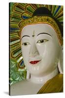 Myanmar. Mandalay. Sagaing Hill. Thirty Caves Temple. Buddha-Inger Hogstrom-Stretched Canvas