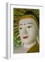 Myanmar. Mandalay. Sagaing Hill. Thirty Caves Temple. Buddha-Inger Hogstrom-Framed Photographic Print