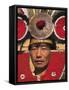 Myanmar, Naga New Year Festival, Naga Man, Taungkul Tribe Wearing Traditional Headdress-Jane Sweeney-Framed Stretched Canvas