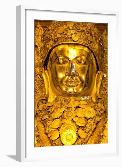 Myanmar's Most Famous Buddha Image-Lee Frost-Framed Photographic Print