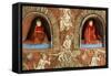 Myanmar. Shan. Shwenyaung. Shwe Yan Pyae Monastery. Buddha Statues-Inger Hogstrom-Framed Stretched Canvas