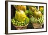 Myanmar. Yangon. Botataung Pagoda. Offerings of Fruit for Sale-Inger Hogstrom-Framed Photographic Print