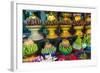 Myanmar. Yangon. Botataung Pagoda. Offerings of Fruit for Sale-Inger Hogstrom-Framed Photographic Print