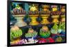 Myanmar. Yangon. Botataung Pagoda. Offerings of Fruit for Sale-Inger Hogstrom-Framed Photographic Print