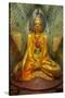 Myanmar, Yangon. Buddha Statue in Shwedagon Temple-Jaynes Gallery-Stretched Canvas