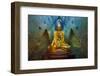 Myanmar, Yangon. Buddha Statue in Shwedagon Temple-Jaynes Gallery-Framed Photographic Print