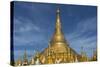 Myanmar, Yangon. Golden Stupa and Temples of Shwedagon Pagoda-Brenda Tharp-Stretched Canvas