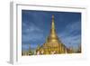 Myanmar, Yangon. Golden Stupa and Temples of Shwedagon Pagoda-Brenda Tharp-Framed Photographic Print