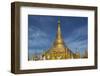 Myanmar, Yangon. Golden Stupa and Temples of Shwedagon Pagoda-Brenda Tharp-Framed Premium Photographic Print