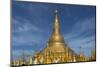 Myanmar, Yangon. Golden Stupa and Temples of Shwedagon Pagoda-Brenda Tharp-Mounted Photographic Print
