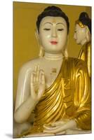 Myanmar. Yangon. Shwedagon Pagoda. Buddha in the Discussion Mudra-Inger Hogstrom-Mounted Premium Photographic Print