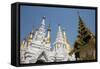 Myanmar, Yangon. Shwedagon Pagoda, Holiest Buddhist Shrine in Myanmar-Cindy Miller Hopkins-Framed Stretched Canvas