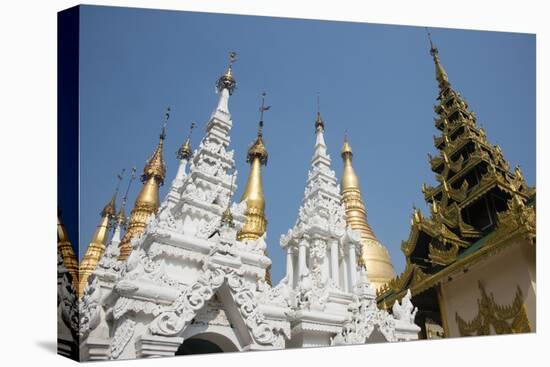 Myanmar, Yangon. Shwedagon Pagoda, Holiest Buddhist Shrine in Myanmar-Cindy Miller Hopkins-Stretched Canvas