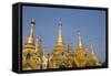 Myanmar, Yangon. Shwedagon Pagoda, Holiest Buddhist Shrine in Myanmar-Cindy Miller Hopkins-Framed Stretched Canvas