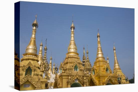 Myanmar, Yangon. Shwedagon Pagoda, Holiest Buddhist Shrine in Myanmar-Cindy Miller Hopkins-Stretched Canvas