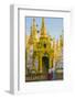 Myanmar. Yangon. Shwedagon Pagoda. Locals Lighting Candles-Inger Hogstrom-Framed Photographic Print