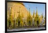 Myanmar. Yangon. Shwedagon Pagoda. Locals Lighting Candles-Inger Hogstrom-Framed Photographic Print