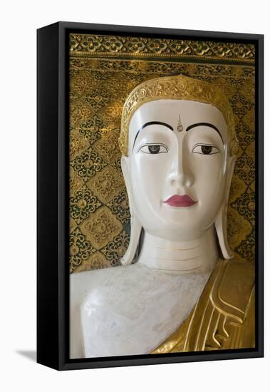 Myanmar, Yangon. the Ornate Shwedagon Pagoda-Cindy Miller Hopkins-Framed Stretched Canvas