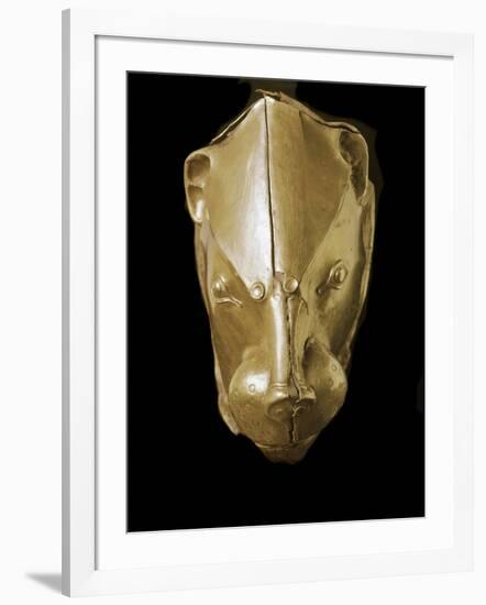 Mycenaean Art : Gold Lion's Head Rhyton-null-Framed Photographic Print