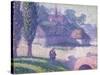 Mydlow Village, Poland, 1907-Robert Polhill Bevan-Stretched Canvas
