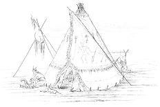 The Sioux Tribe Performing a Bear Dance, 1841-Myers and Co-Giclee Print