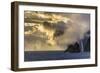 Mykines Coastline at Sunrise, Faroes, Denmark, Europe-Michael Nolan-Framed Photographic Print