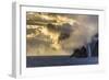 Mykines Coastline at Sunrise, Faroes, Denmark, Europe-Michael Nolan-Framed Photographic Print