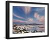 Mykonos Harbor at Sunset, Mykonos, Greece-Adam Jones-Framed Photographic Print