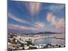 Mykonos Harbor at Sunset, Mykonos, Greece-Adam Jones-Mounted Photographic Print