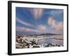 Mykonos Harbor at Sunset, Mykonos, Greece-Adam Jones-Framed Photographic Print