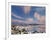 Mykonos Harbor at Sunset, Mykonos, Greece-Adam Jones-Framed Photographic Print