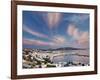 Mykonos Harbor at Sunset, Mykonos, Greece-Adam Jones-Framed Photographic Print