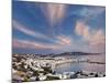 Mykonos Harbor at Sunset, Mykonos, Greece-Adam Jones-Mounted Photographic Print