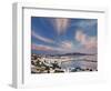 Mykonos Harbor at Sunset, Mykonos, Greece-Adam Jones-Framed Photographic Print