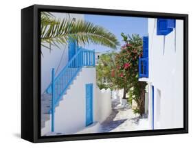 Mykonos (Hora), Cyclades Islands, Greece, Europe-Gavin Hellier-Framed Stretched Canvas