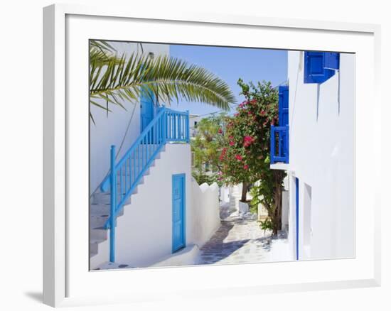 Mykonos (Hora), Cyclades Islands, Greece, Europe-Gavin Hellier-Framed Photographic Print