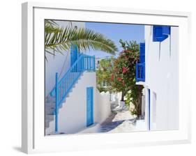 Mykonos (Hora), Cyclades Islands, Greece, Europe-Gavin Hellier-Framed Photographic Print