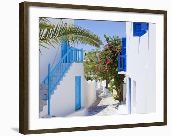 Mykonos (Hora), Cyclades Islands, Greece, Europe-Gavin Hellier-Framed Photographic Print