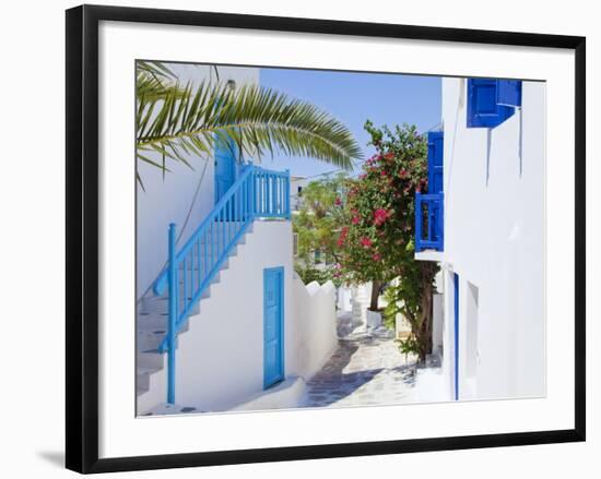 Mykonos (Hora), Cyclades Islands, Greece, Europe-Gavin Hellier-Framed Photographic Print