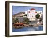 Mykonos I-George W^ Bates-Framed Giclee Print