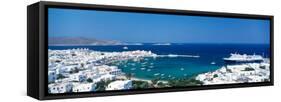 Mykonos Island Greece-null-Framed Stretched Canvas